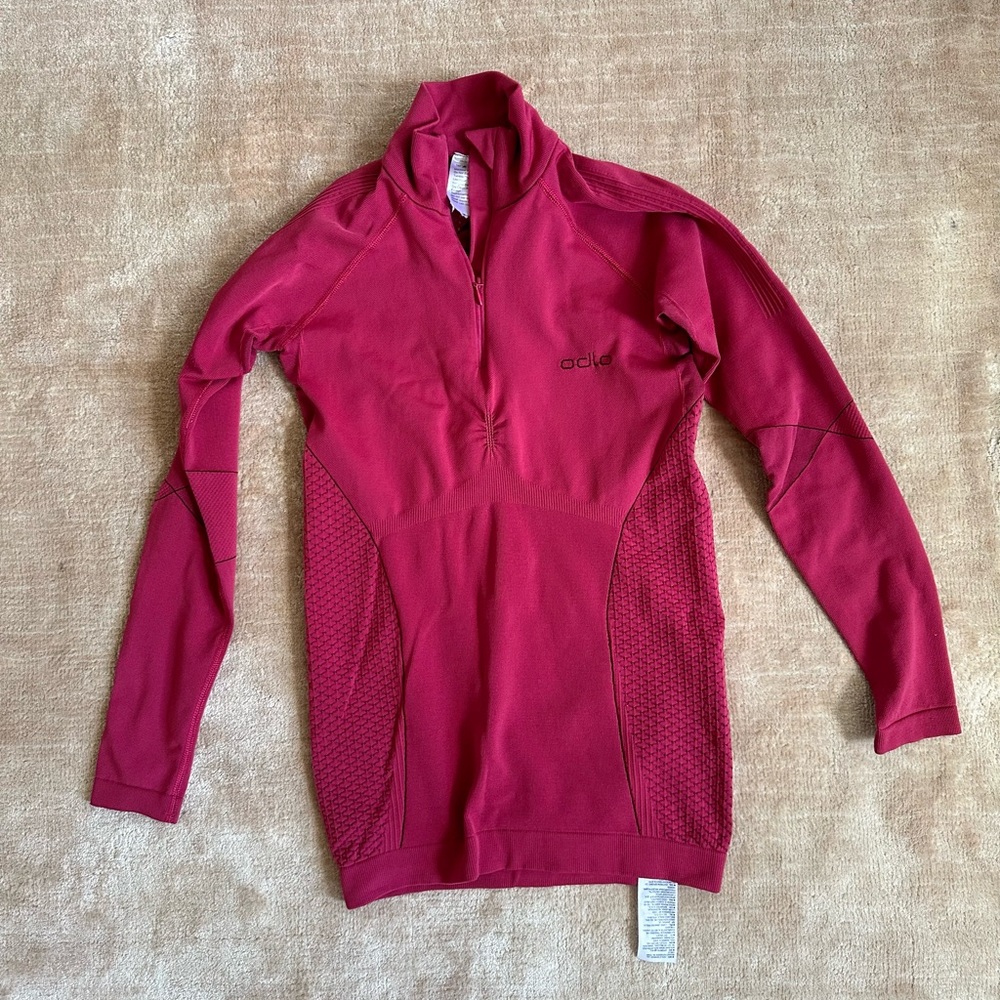 Pink Odlo long sleeve - size S/M